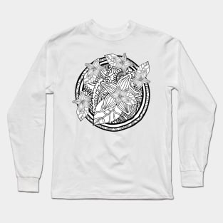 Zentangle mandala Long Sleeve T-Shirt